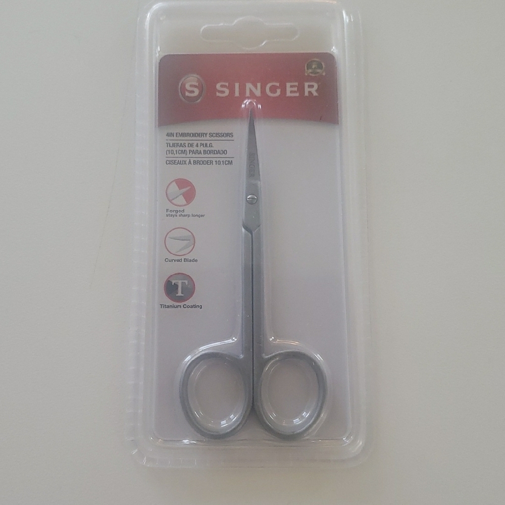 Singer 4in Embroidery Scissors